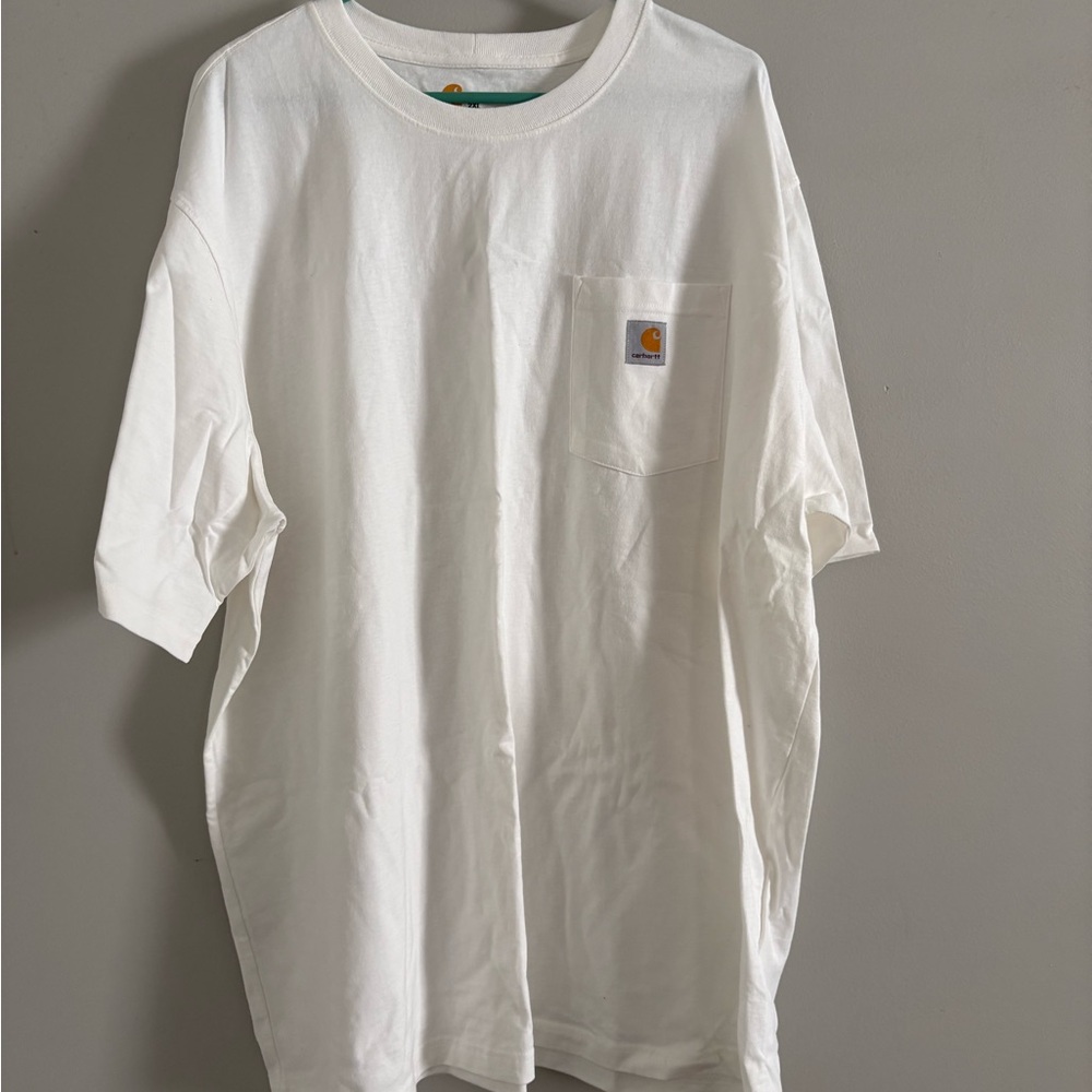 Carhartt Men's Classic White Tee with Pocket